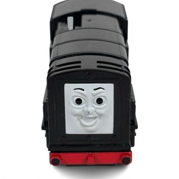 Thomas TOMY Trackmaster DIESEL 1997 1st Ed. Plarail w/ Flatbed Cargo Car VIDEO - Picture 7 of 15